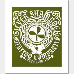 2k23 Silver Shamrock Tattoo Company  St Paddy's Special Posters and Art